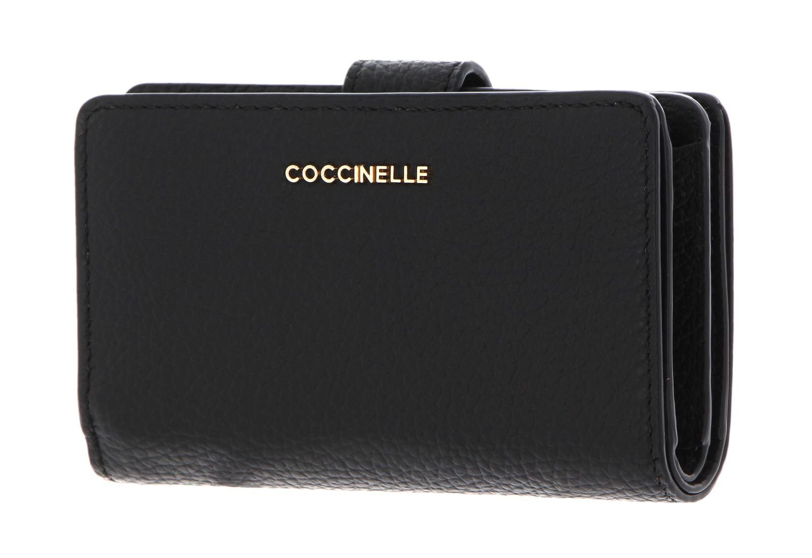 COCCINELLE Geldbörse Mini Wallet Grained Leather, aus echtem Rindsleder günstig online kaufen