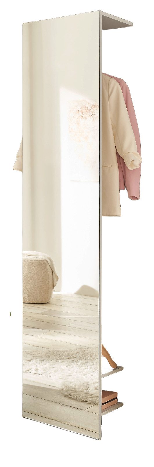 Furn.Design Kompaktgarderobe Center (Flurgarderobe in weiß günstig online kaufen