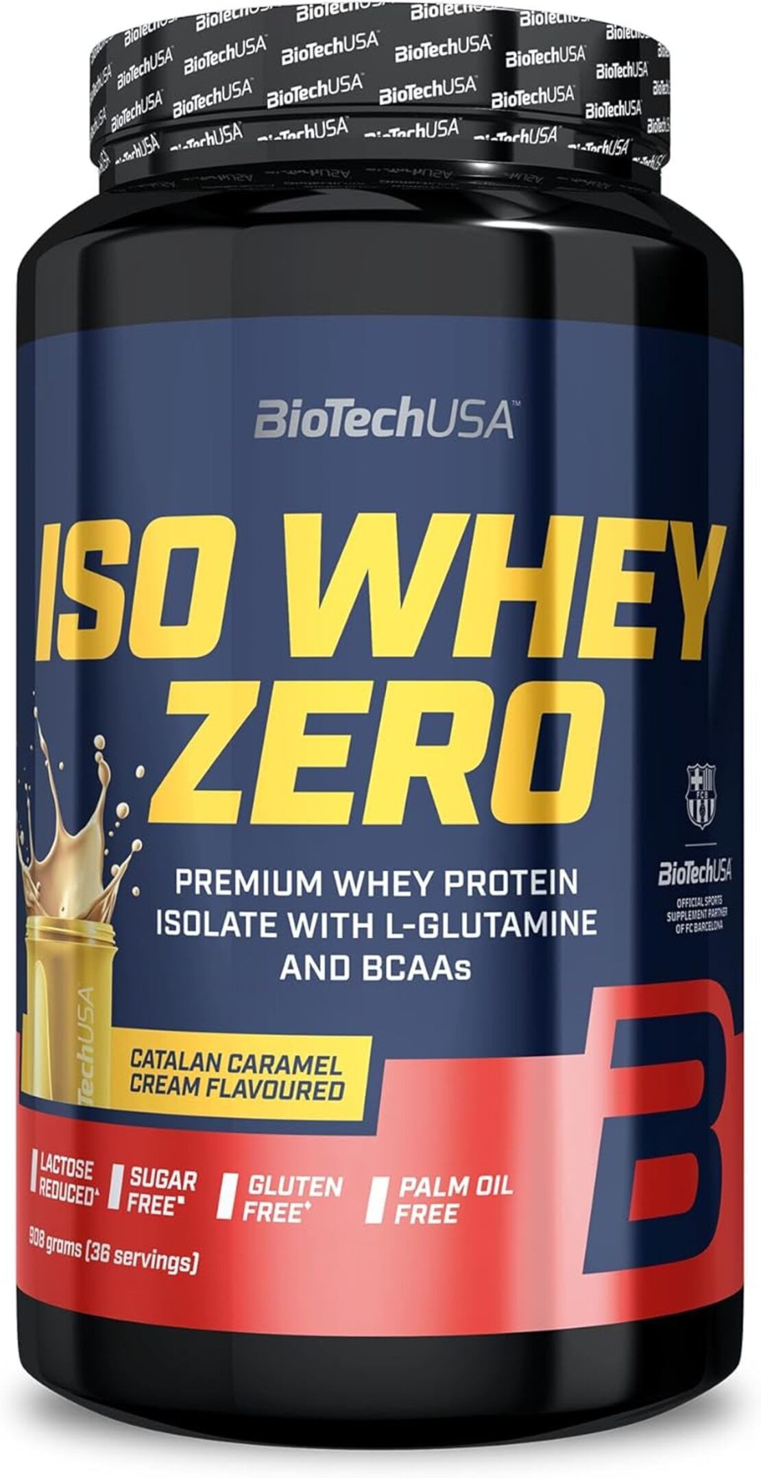 Biotech USA BioTech Iso Whey Zero 908g - Catalan Caramel Cream Pulver