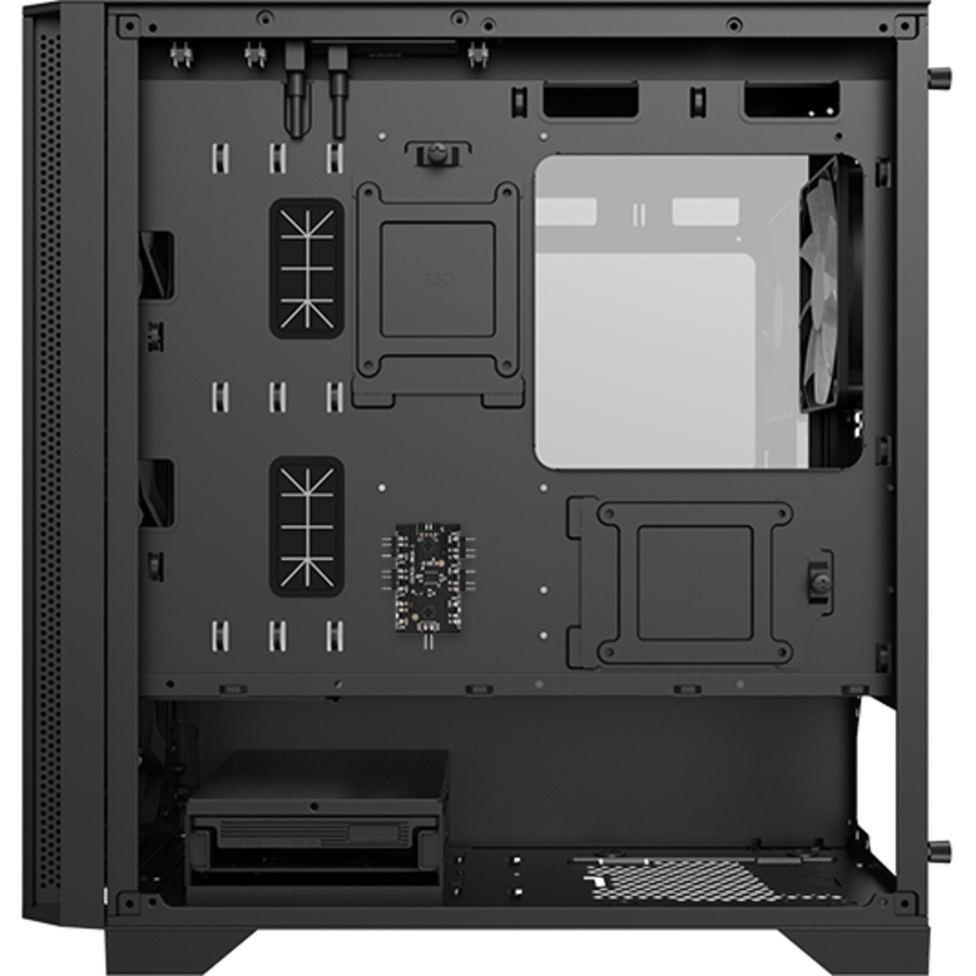 MONTECH PC-Gehäuse Montech AIR 100 ARGB, Tower-Gehäuse, (Tempered