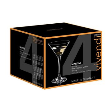 Nachtmann Cocktailglas Vivendi Martinigläser 195 ml 4er Set, Kristallglas