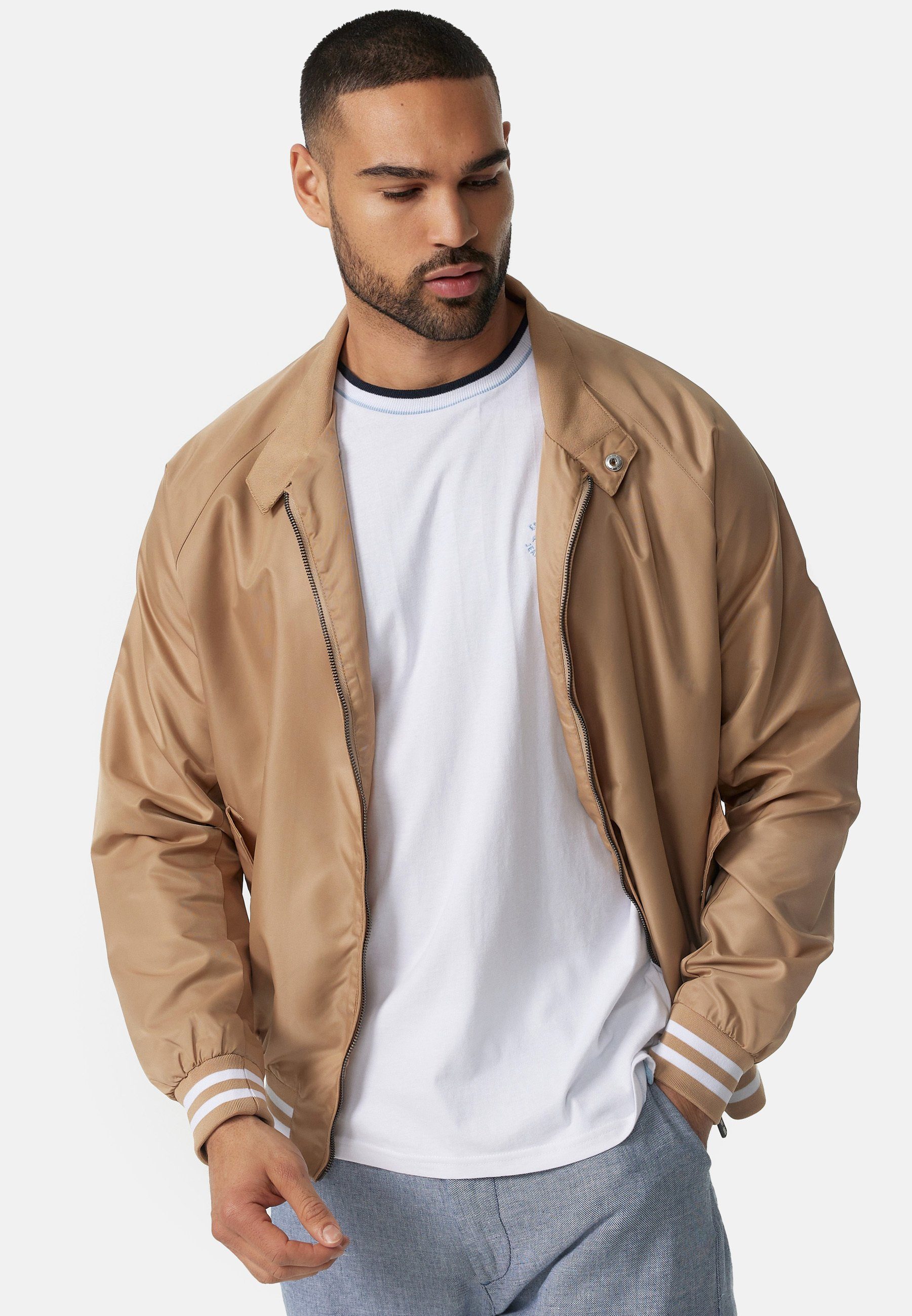 Indicode Bomberjacke Ayser Beige