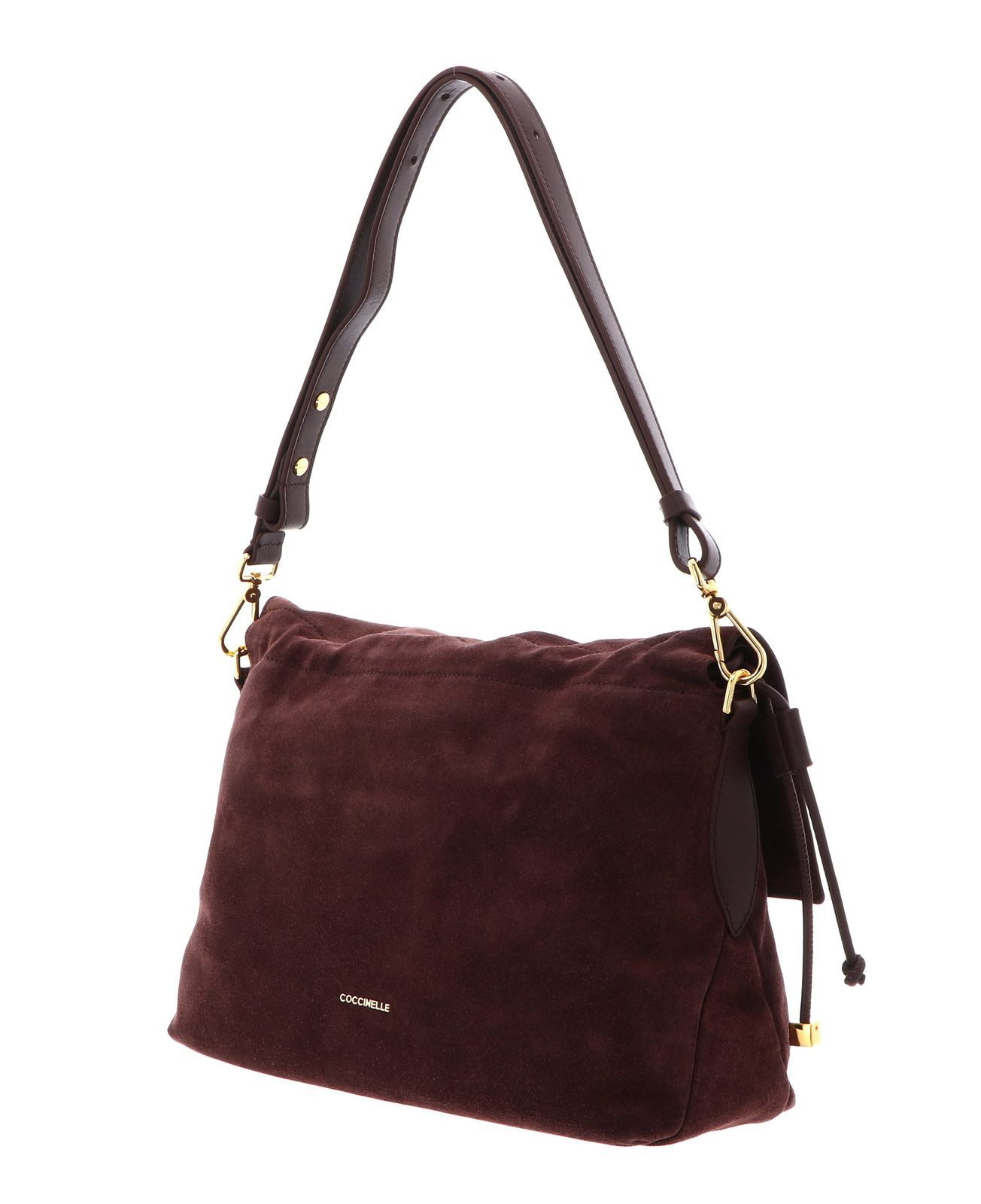 COCCINELLE Schultertasche Handbag Suede Leather / Smooth Leather, aus echtem Rindsleder – Bild 4 von 5