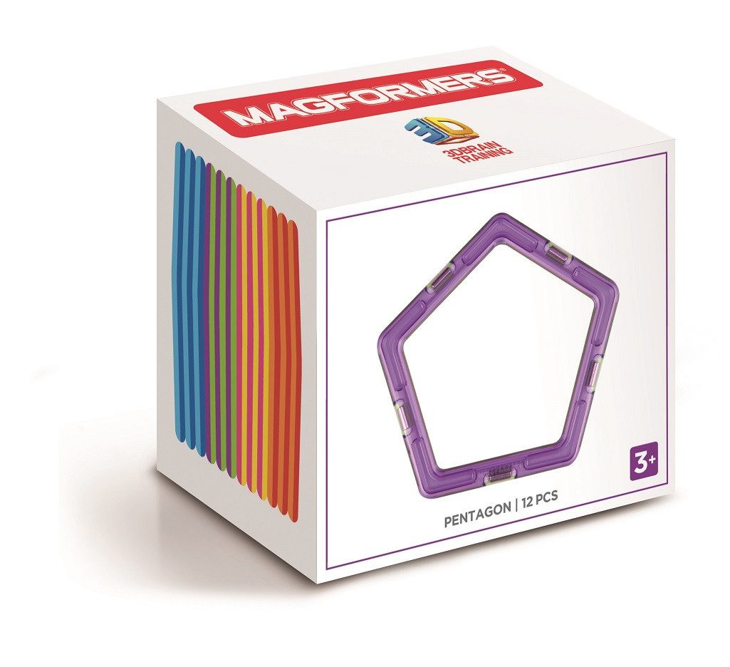 MAGFORMERS 278-34 - Magformers Pentagon 12P Magnetspielbausteine, (12 St)