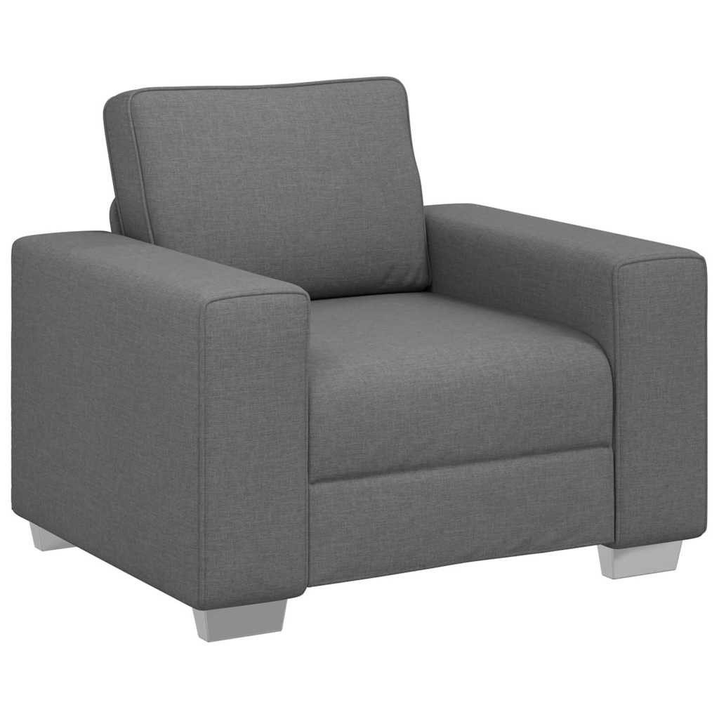 vidaXL Sofa Sofa mit Kissen Dunkelgrau günstig online kaufen