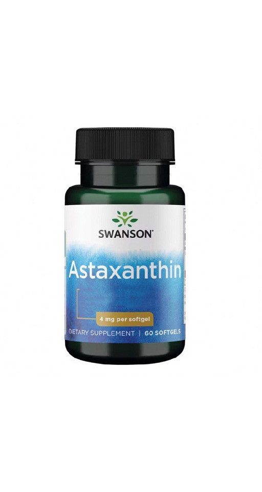 Swanson Health Products Astaxanthin 4mg 60 Kapseln Kapseln, 110 g, Kapseln