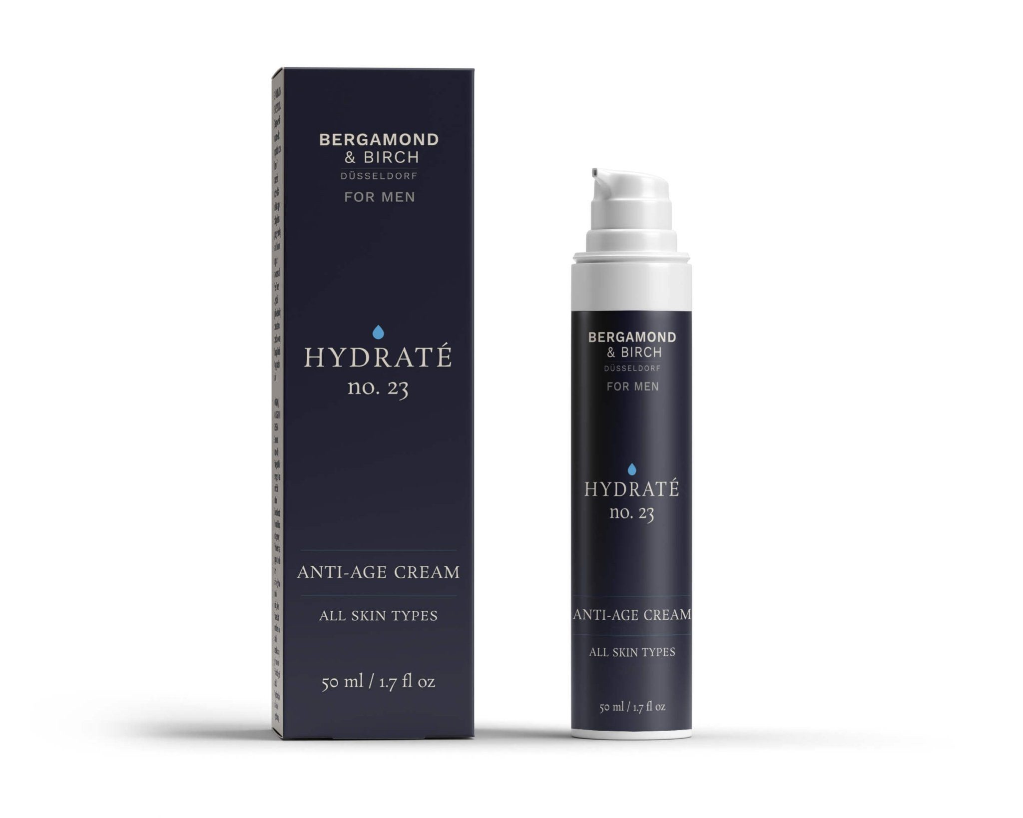 Bergamond & Birch Anti-Aging-Creme Hydraté No. 23 – Anti-Age Daycream Einzelartikel, Dermatologisch getestet, Vegan, Ohne Mikroplastik, Ohne Parabene