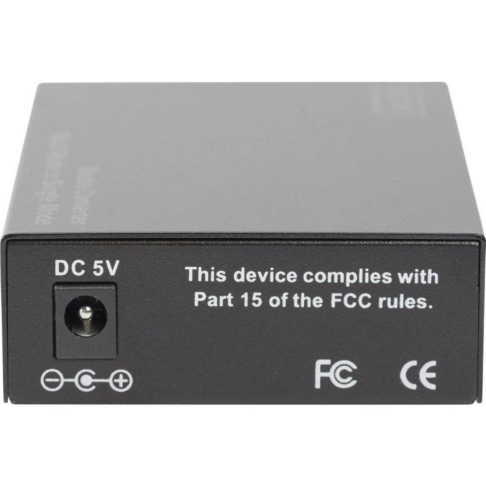 Digitus Gigabit Multimode zu Singlemode Medie SC zu SC, Wellenlänge DN-82124 Medienkonverter