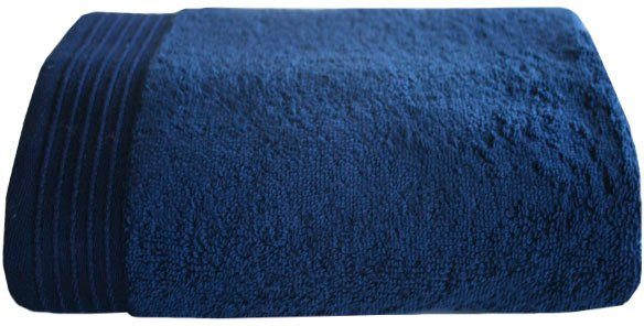 mit Collection jeansblau geflochtener Walkfrottier Home Kordel Aufhängen freundin Handtücher zum Freundin Handtücher, Home (2-St),