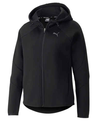 PUMA Sweatjacke Damen Sweatjacke EVOSTRIPE FULL-ZIP HOODIE (1-tlg)