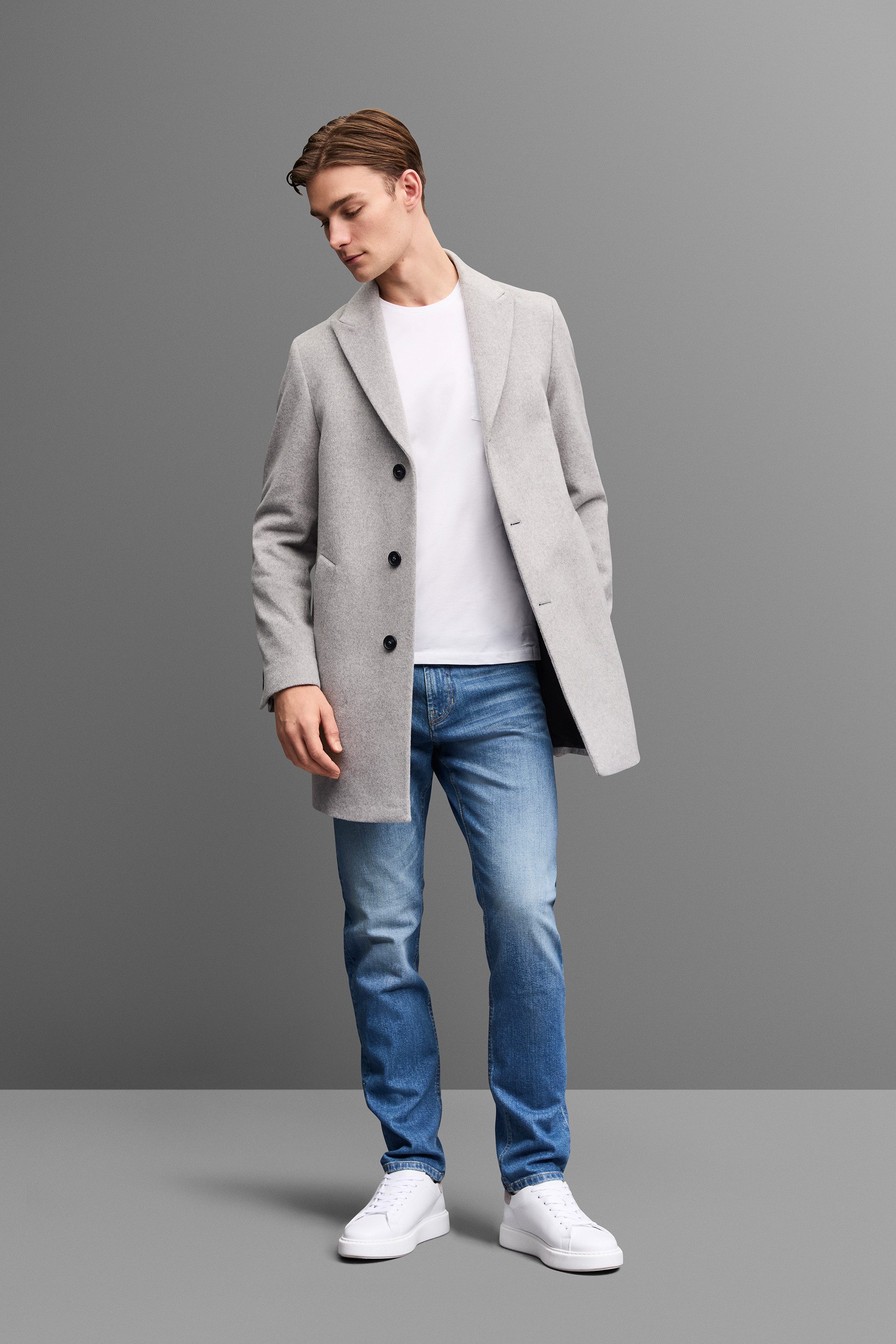 Digel Langmantel Austin (1-tlg) Cashmere- Wollmix / voll gefüttert