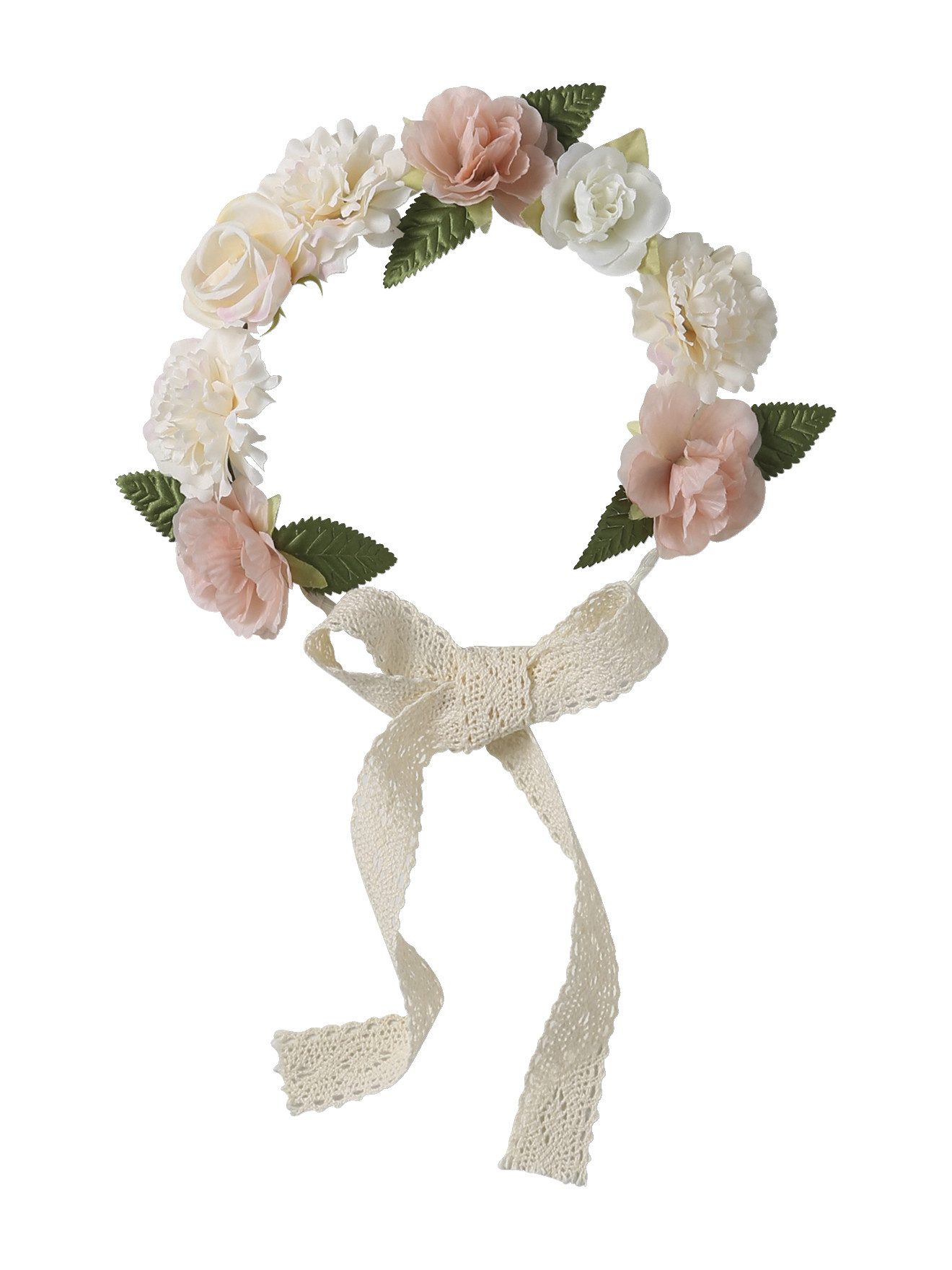 vertbaudet Haarband Mädchen Boho-Blumenkranz, Boho-Look