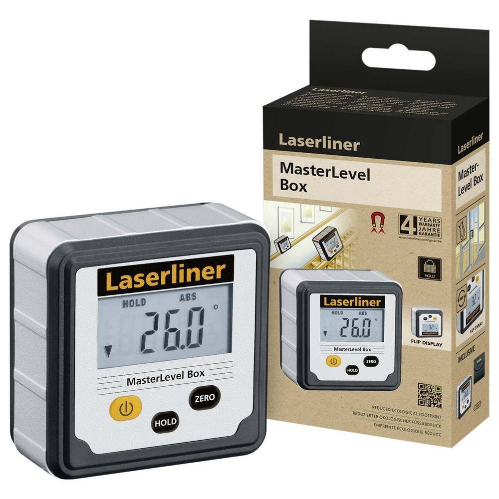 LASERLINER Wasserwaage MasterLevel Box 081.260E Digitale Wasserwaage