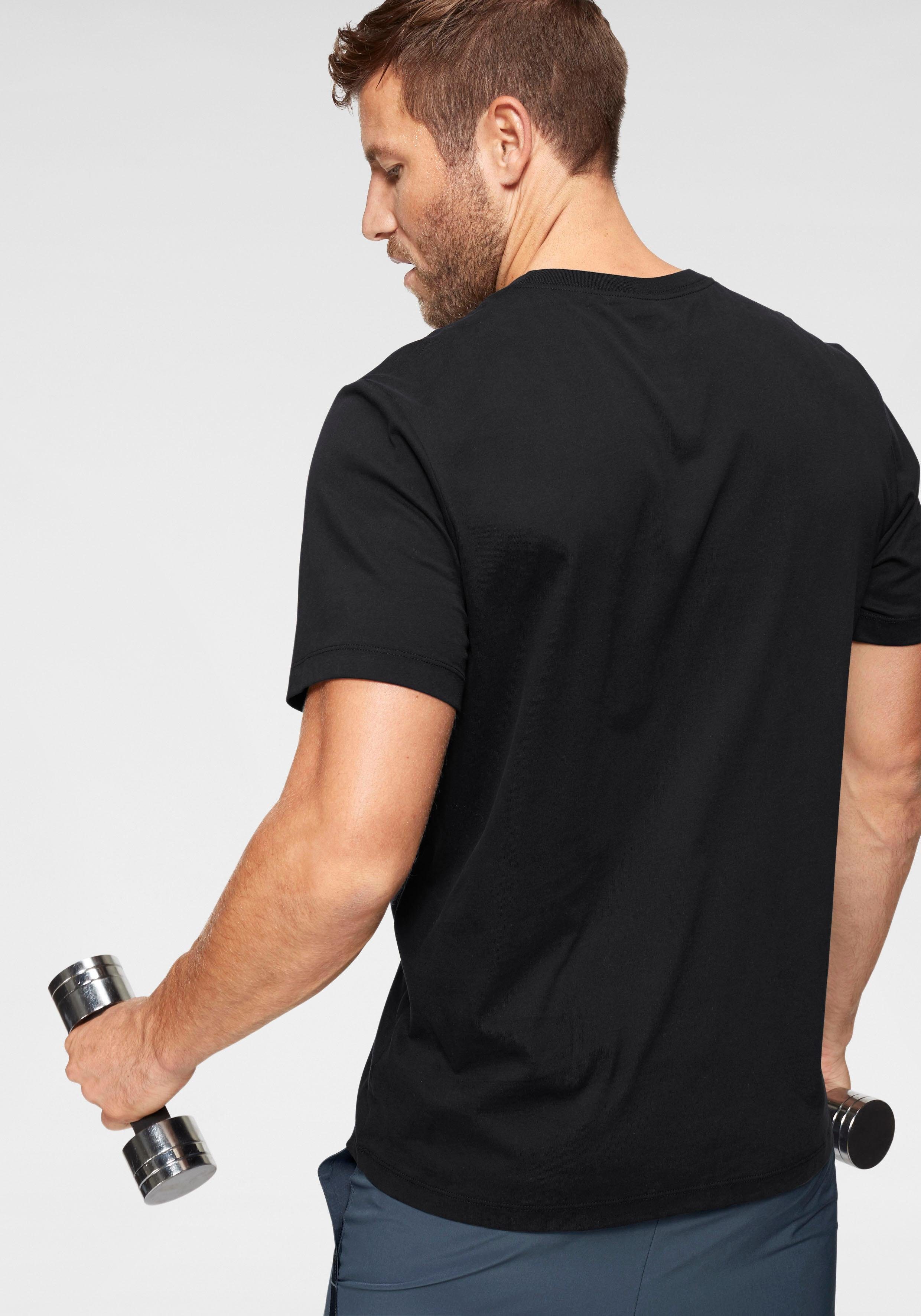 Trainingsshirt Nike T-SHIRT MEN'S DRI-FIT FITNESS schwarz