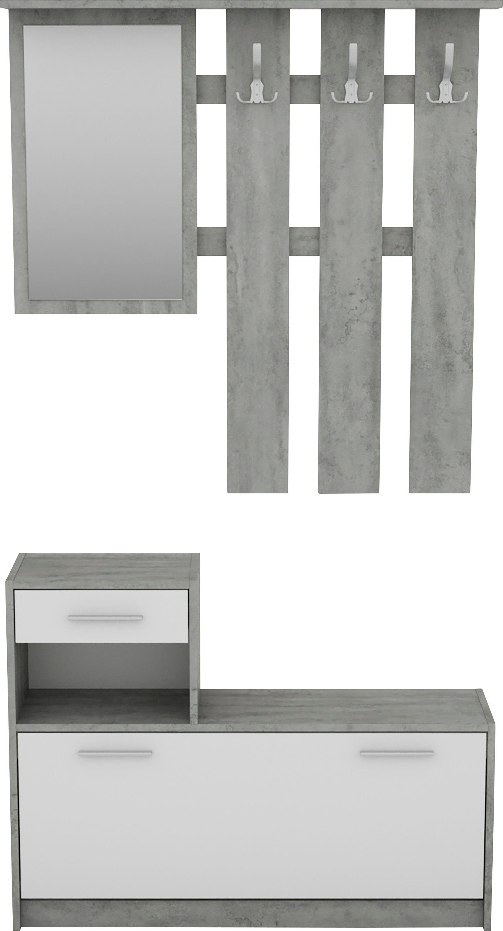 byLIVING Garderoben-Set Tamina, (2-St)