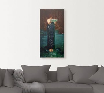 Artland Leinwandbild Circe Invidiosa, Frau (1 St), auf Keilrahmen gespannt