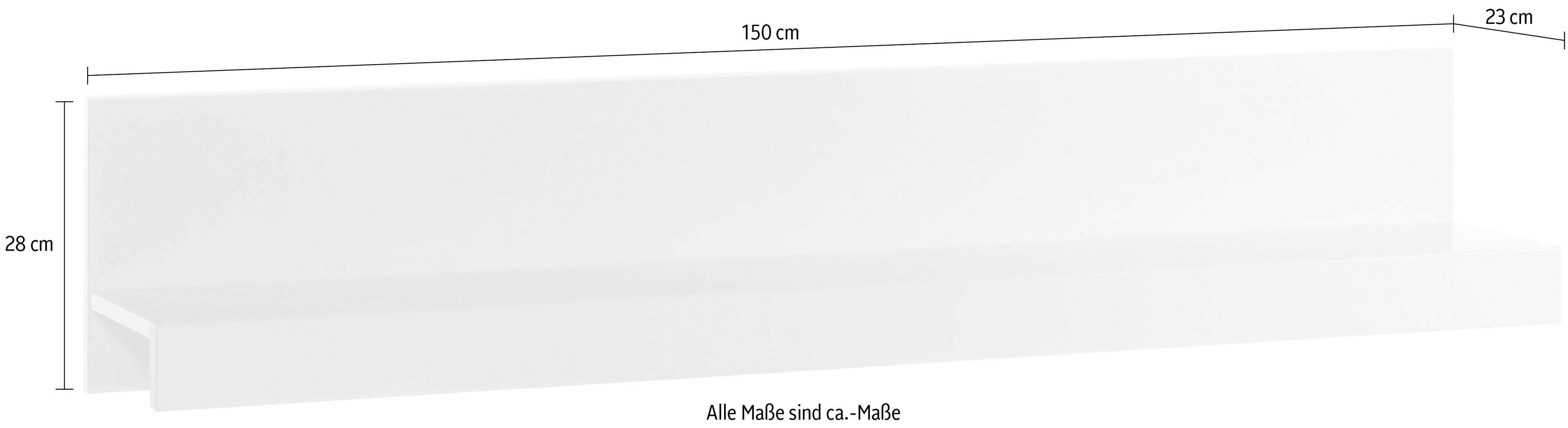 Home affaire Wandboard BIANCO, Breite 150 cm