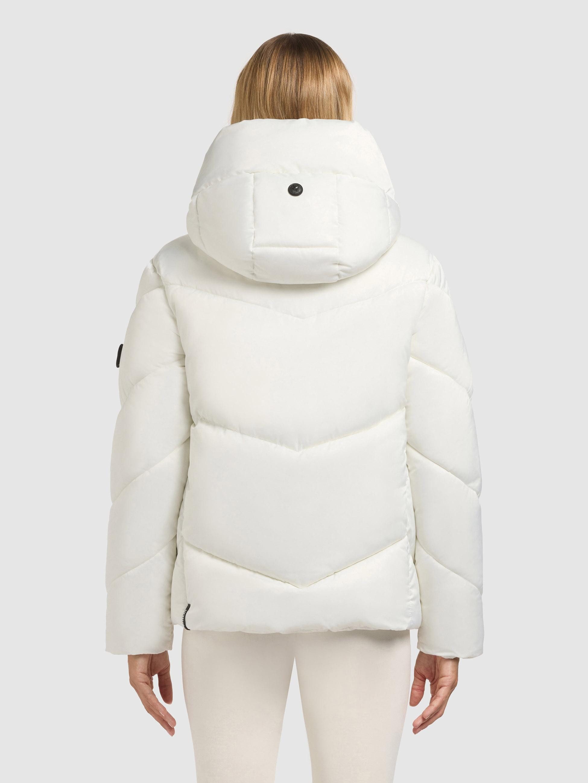 khujo Winterjacke Olsa2 Gefütterte Steppjacke mit Kapuze
