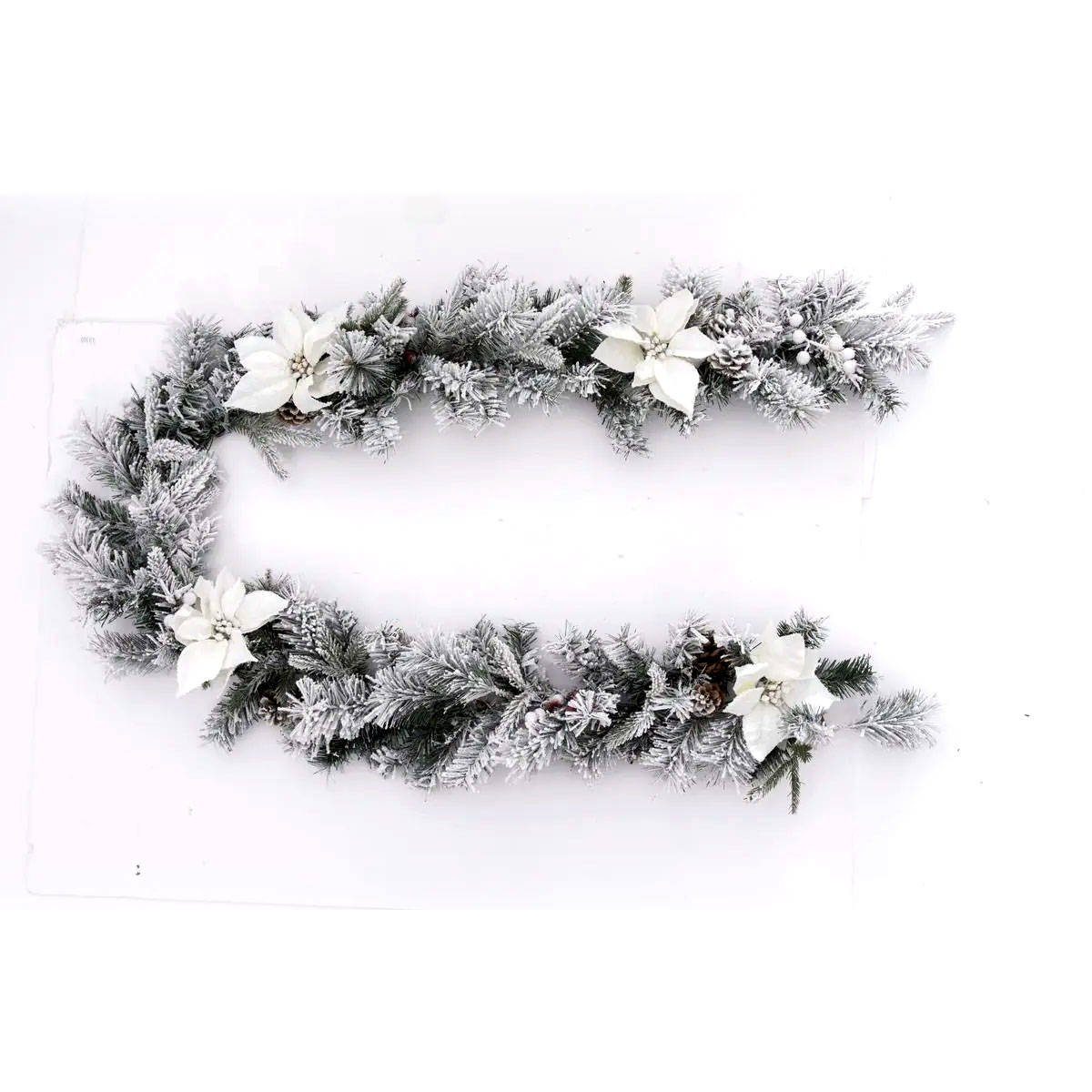 Atmosphera Créateur d'intérieur Adventskranz Weihnachtsgirlande FLOQ, 200 x 20 cm