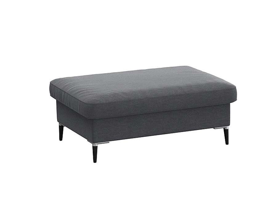 FLEXLUX Pouf Fiore, Kaltschaum, Füße Alu+schwarz