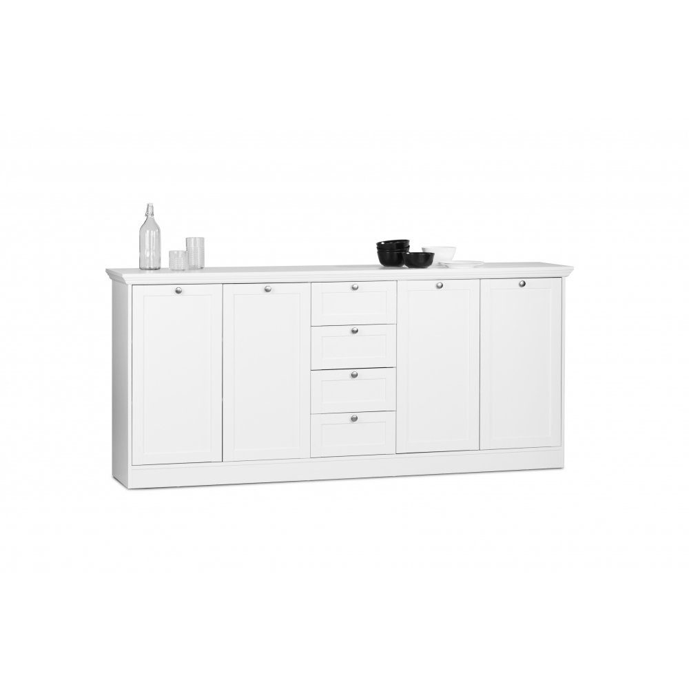 Finori Kommode Sideboard Kommode Beistellkommode Landwood weiß ca. 200 cm breit