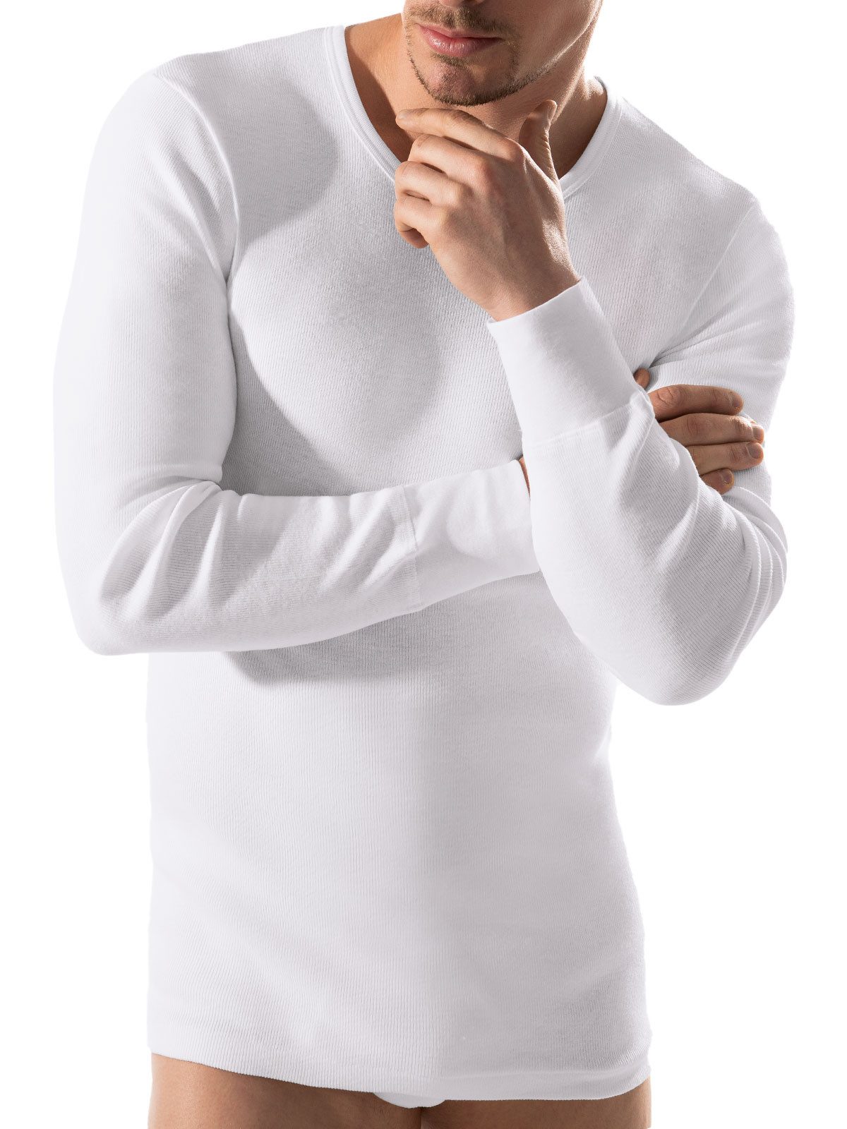 ESGE - Die Wäsche-Macher Lange Unterhose Herren langarm Unterhemd Feinripp (Stück, 1-St) -