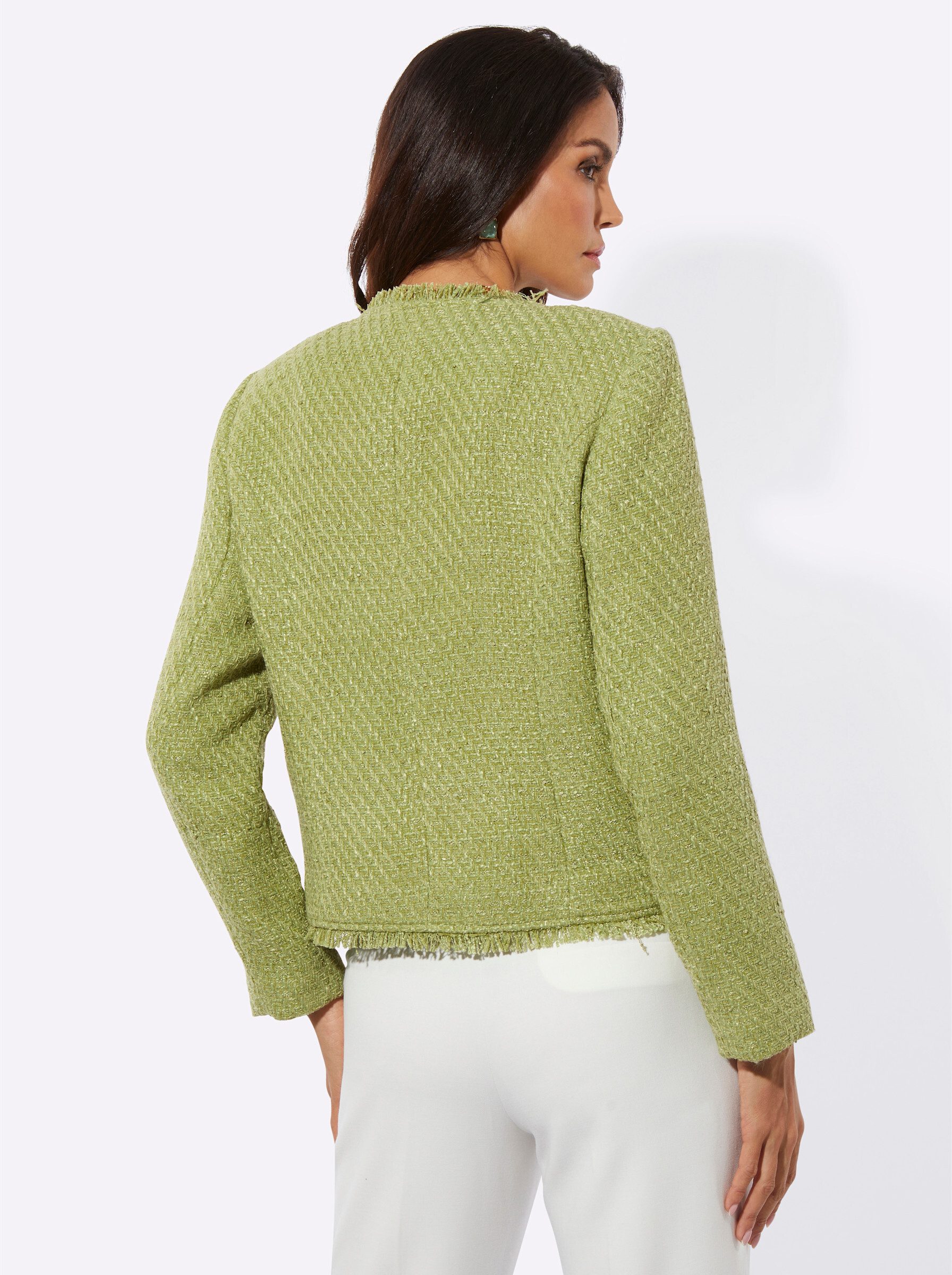 creation L Blusenblazer Bouclé-Blazer günstig online kaufen