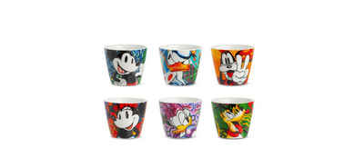 GILDE Espressotasse Disney, Esspressotassen-6er Set, Mickey Mouse & Co.
