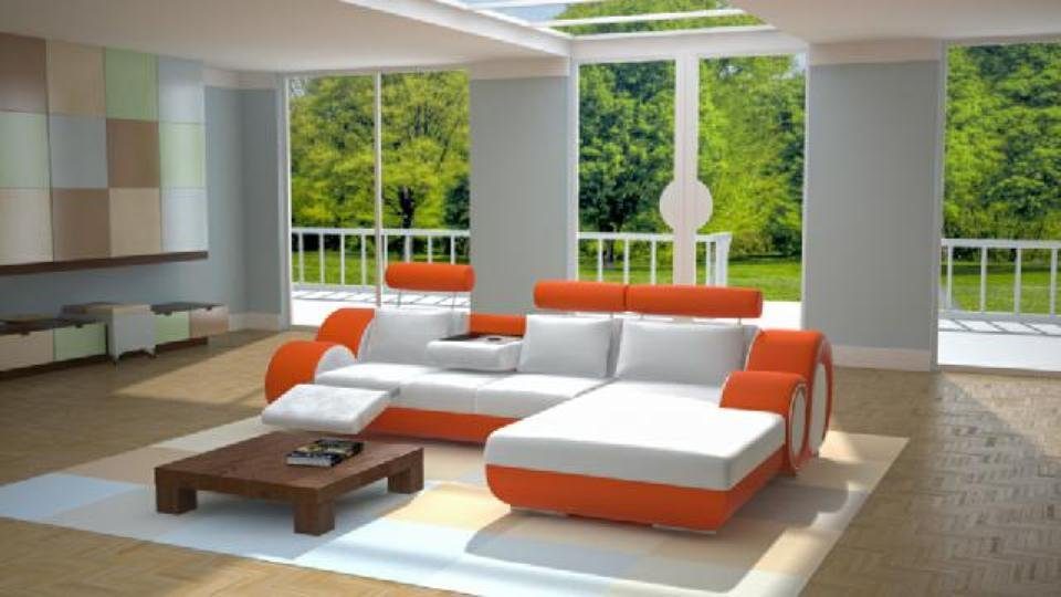 JVmoebel Ecksofa Designe L-Form Wohnlandschaft Eckcouch Polster Sofa Neu, Made in Europe