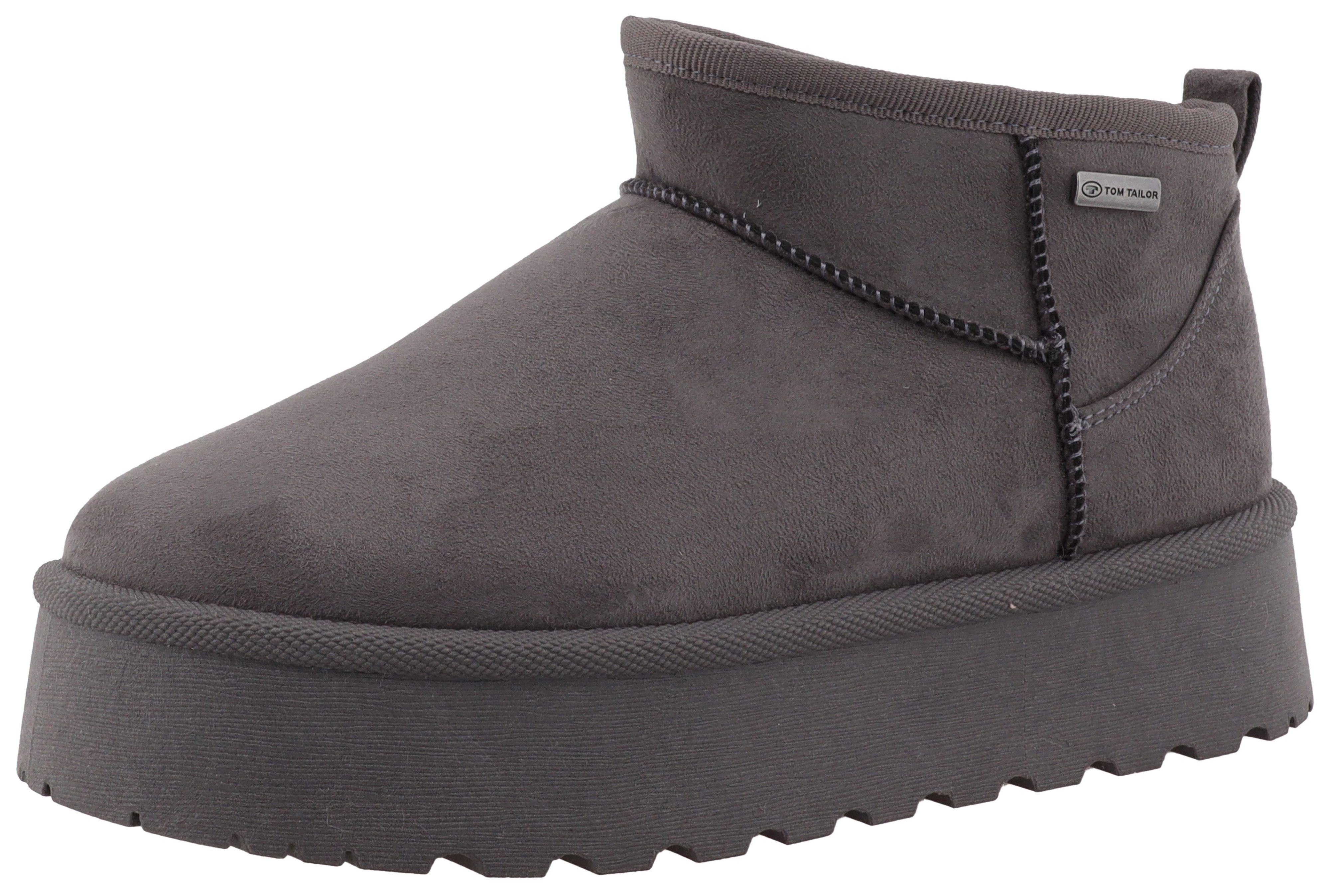 TOM TAILOR Winterboots, Plateau, Schlupfboots, Hausschuh günstig online kaufen