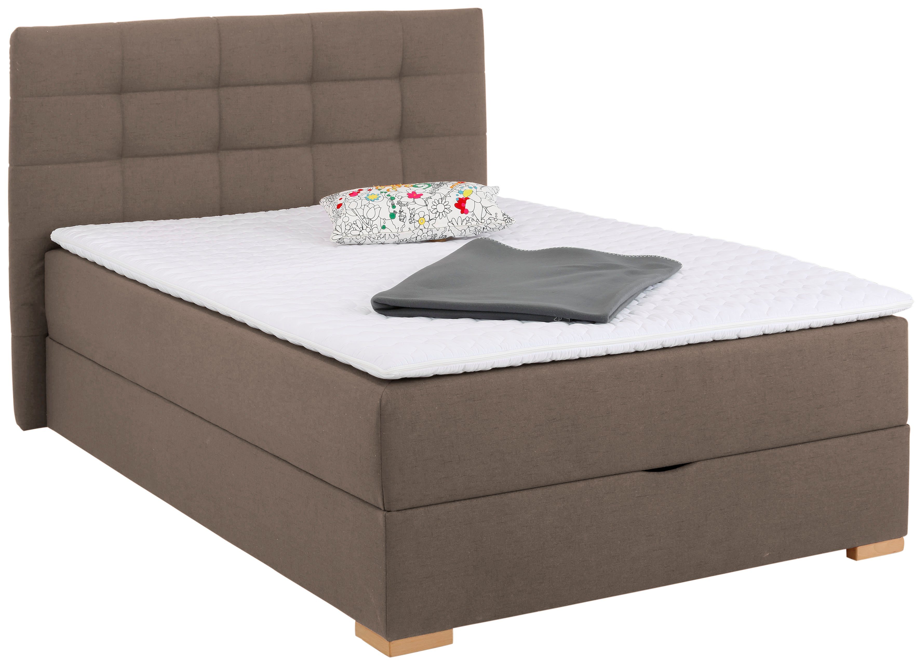 Home affaire Boxbett Olivet, in 4 Farben, 4 Breiten, 2 Matratzenarten, auch in Überlänge 220 cm