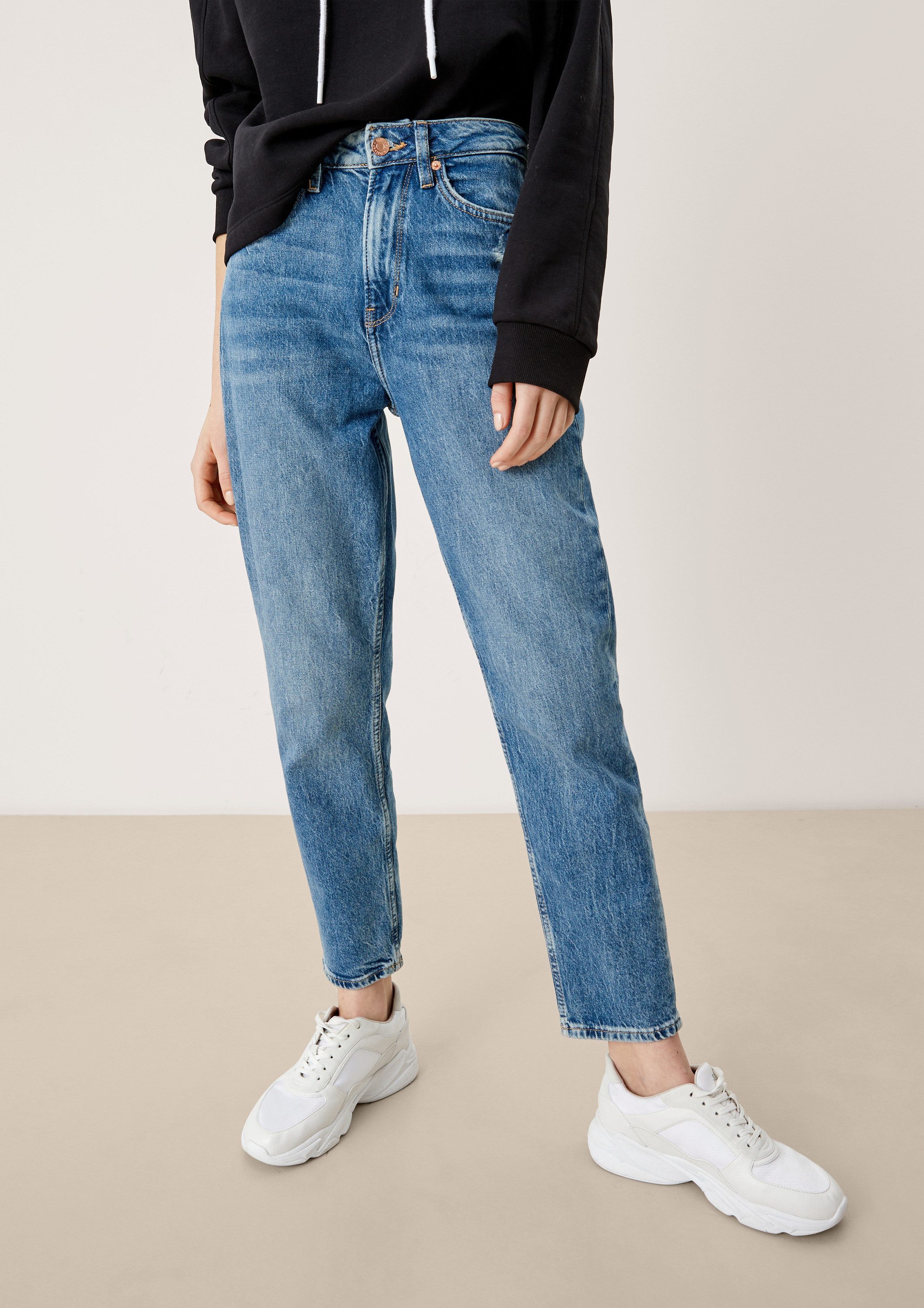 Slim-fit-Jeans Jeans-Hose MOM