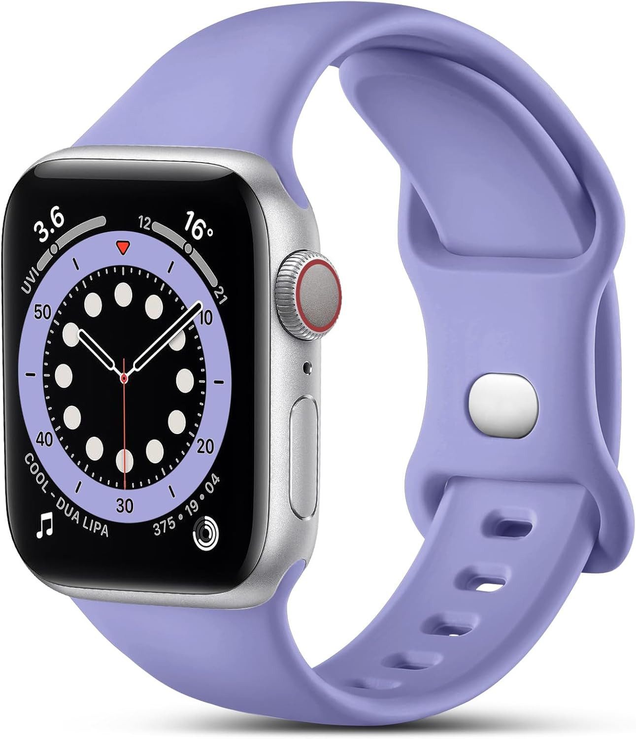 Widmann-Shop Smartwatch-Armband Apple Watch Silikon Armband Series 6 7 8 9 günstig online kaufen