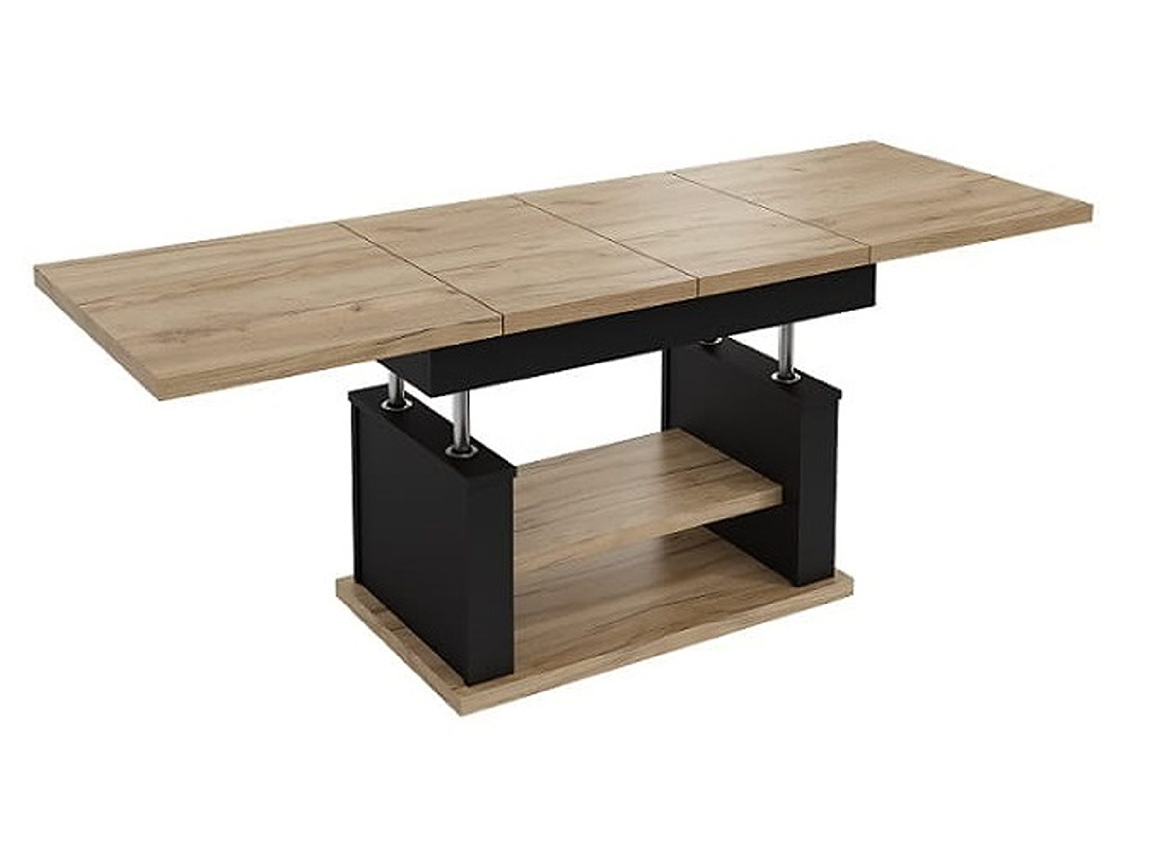 designimpex Couchtisch DA-666 Couchtisch höhenverstellbar ausziehbar günstig online kaufen