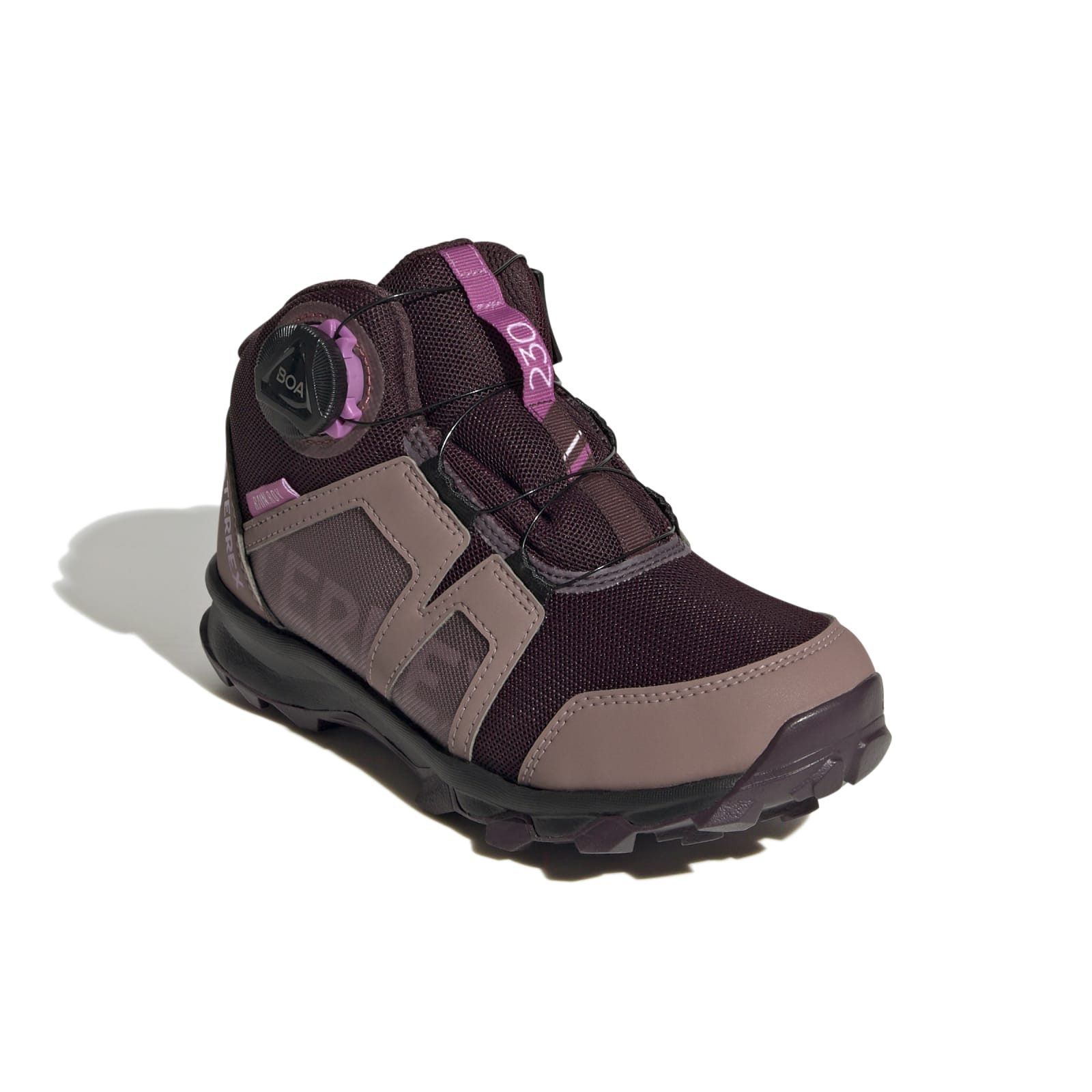 adidas Performance Terrex Boa MID R.RDY braun/dunkelrot Kinder Wanderschuh