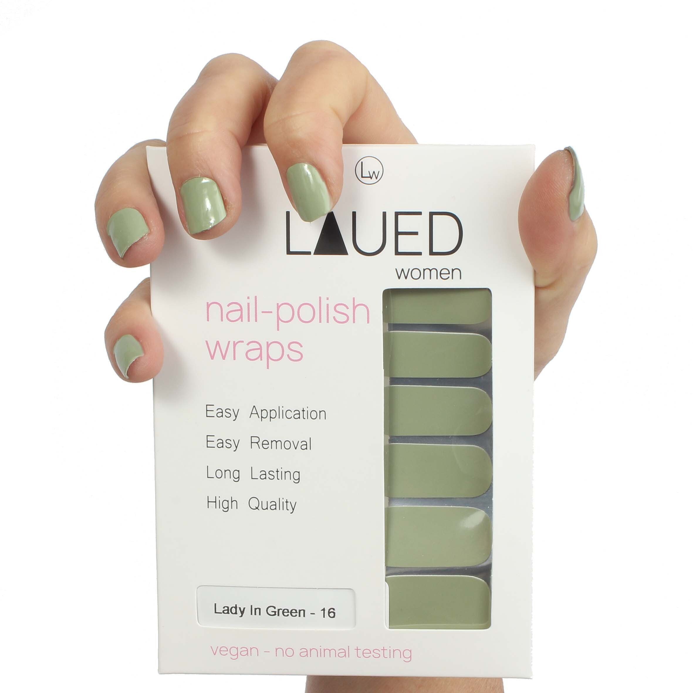 zertifizierter Nagellack Produktion aus Lady LAUED (FSC) solid und / Material SEDEX) Green (SGS In green,