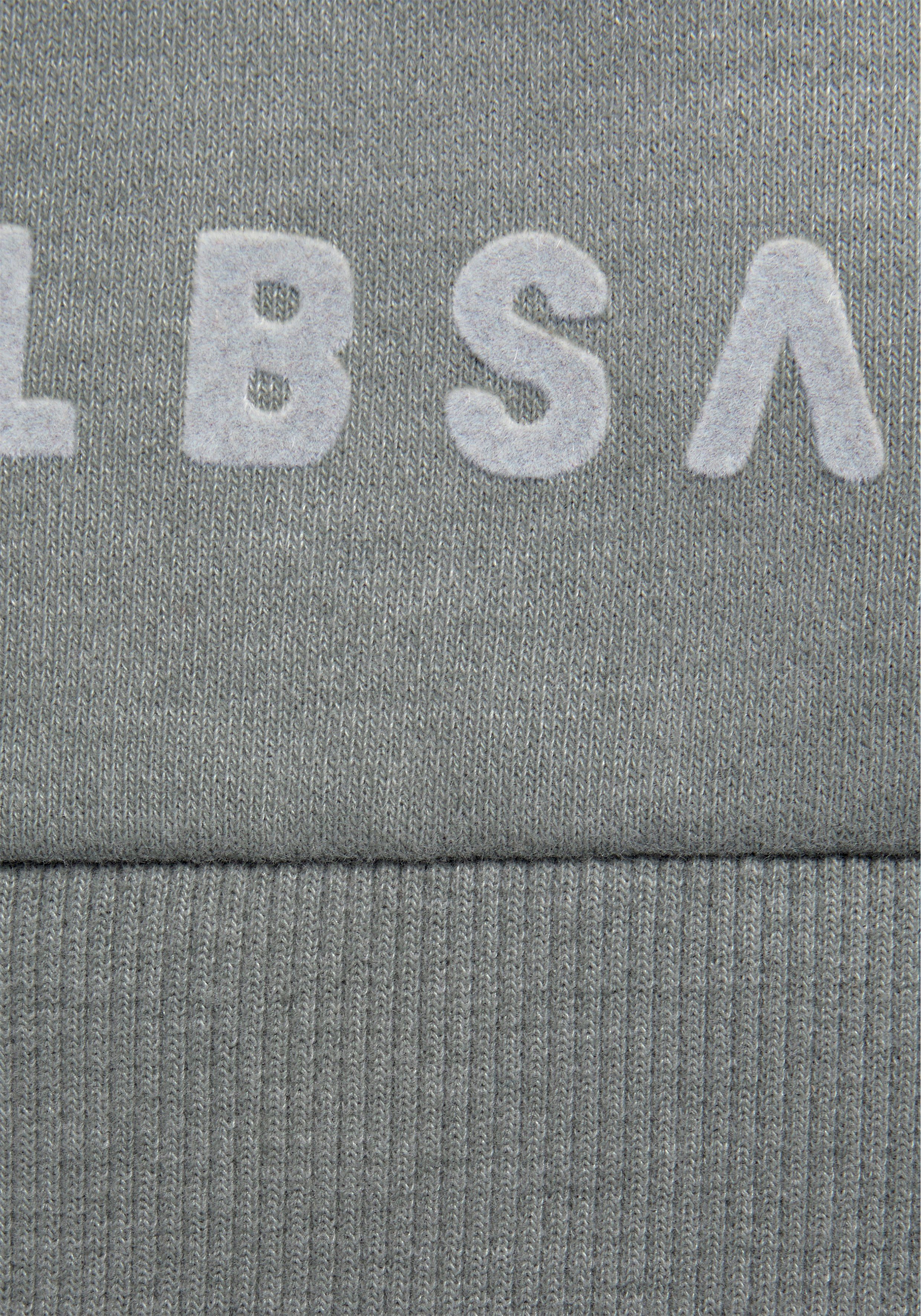 Elbsand Kapuzensweatshirt Svana mit Logoprint, bequemer Hoodie, seitliche Schlitze