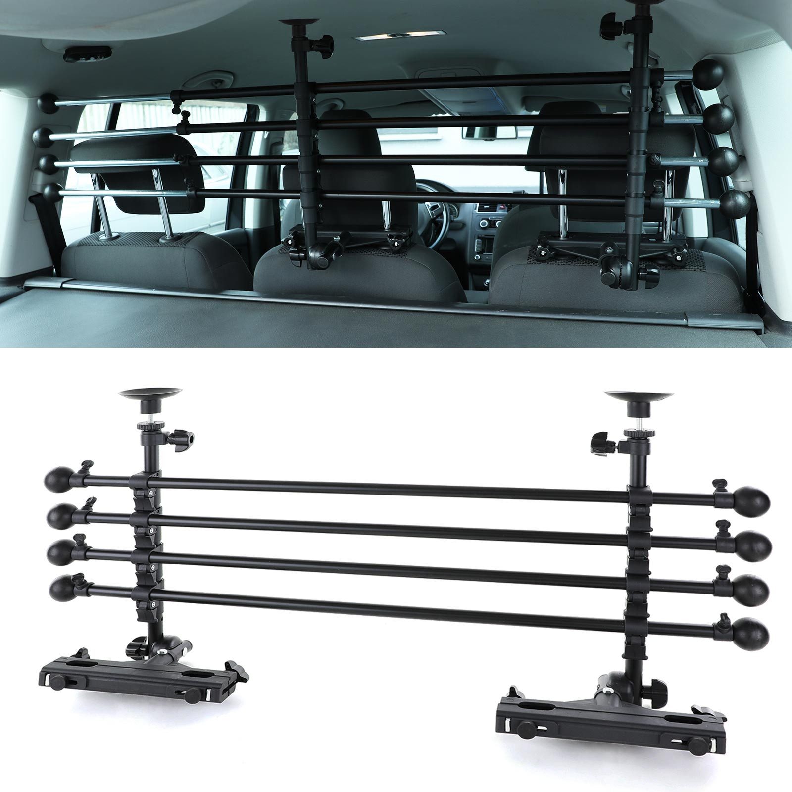 RAMROXX Hundegitter Gepäckraumgitter Schutzgitter Trenngitter universal Auto SUV Kombi