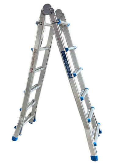 VaGo-Tools Vielzweckleiter Anlegeleiter Leiter Stehleiter 4 x 6 Stufen (Stück)