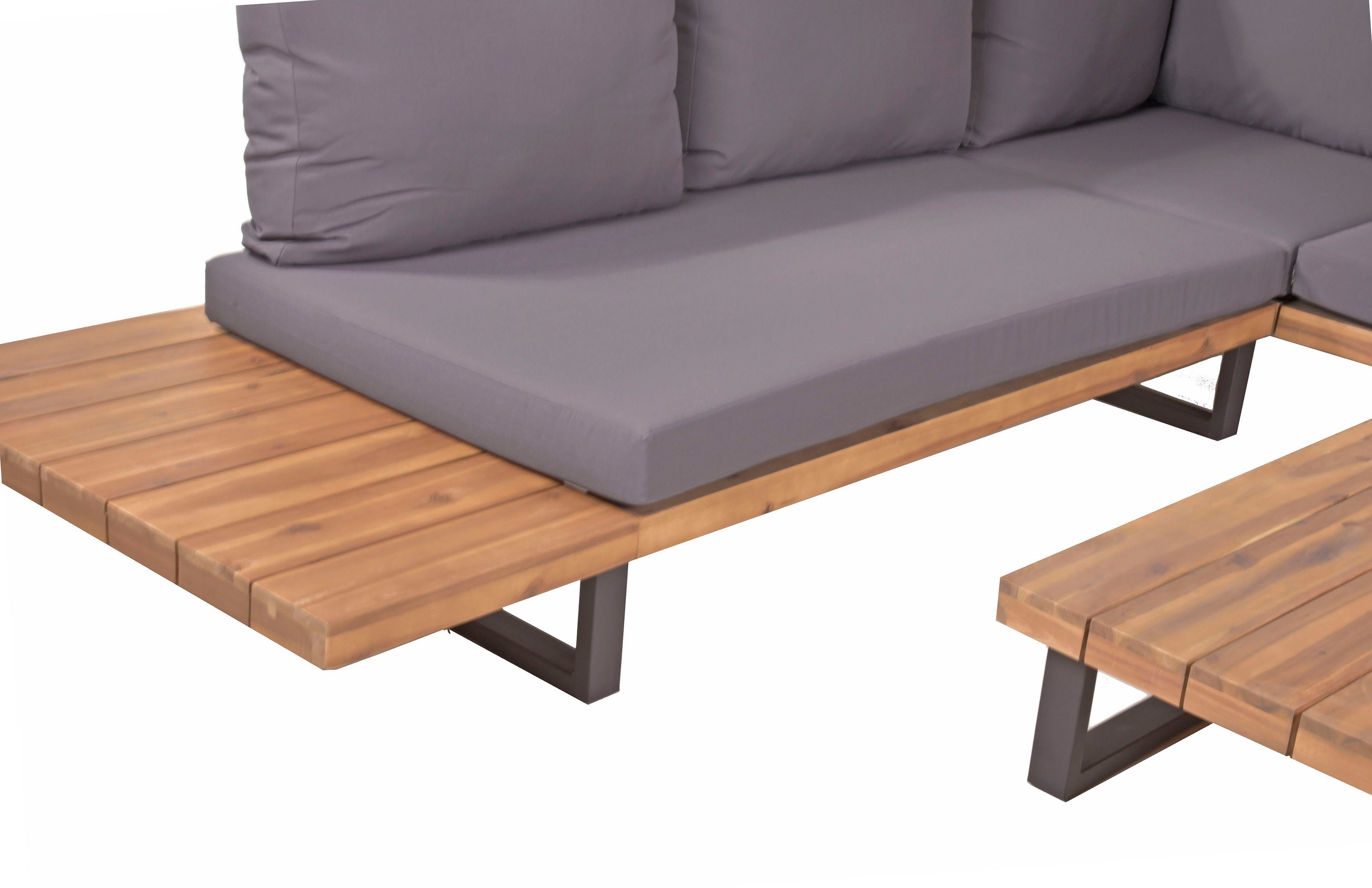 Garden Pleasure Gartenlounge-Set ACAPULCO, (4-tlg)