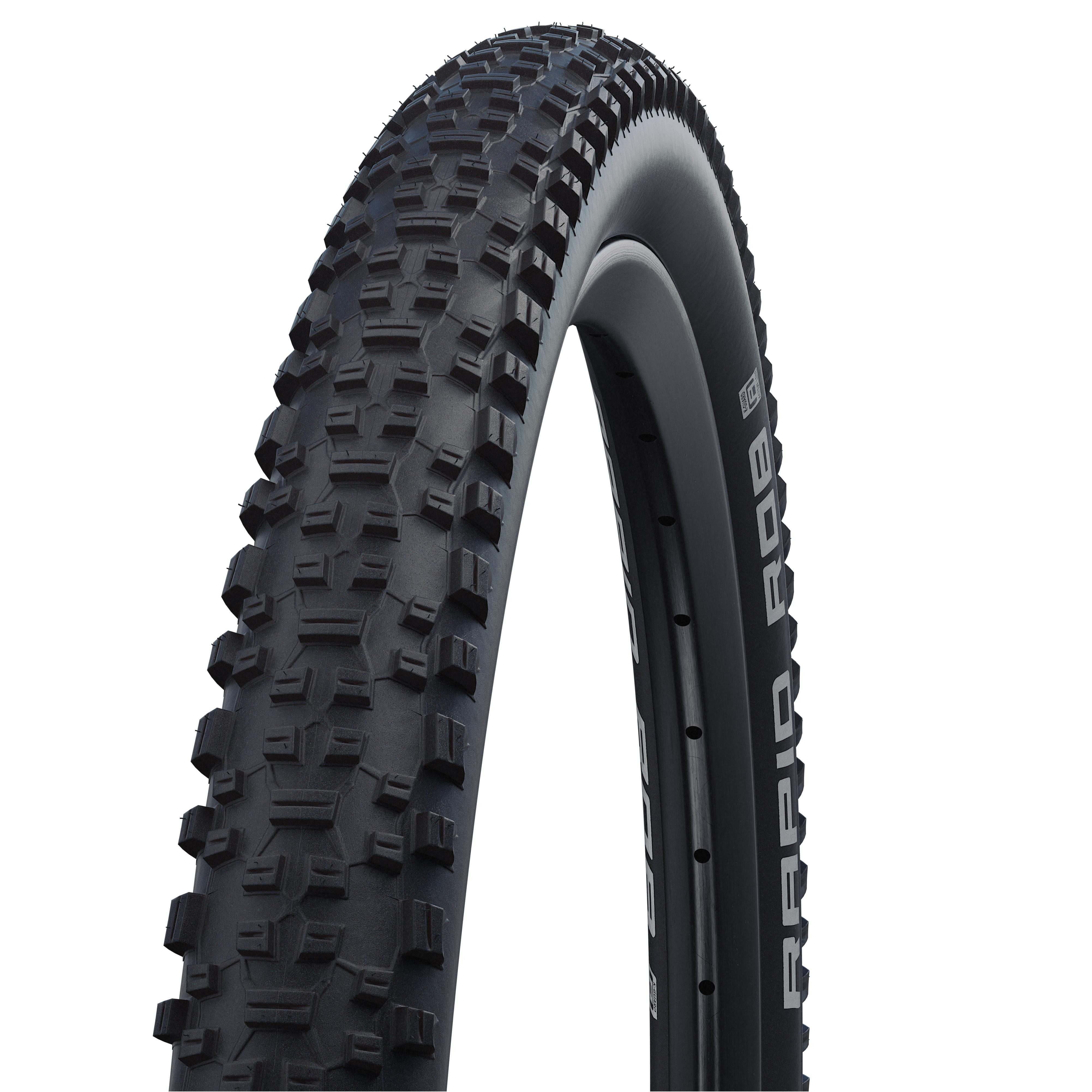 Schwalbe Fahrradreifen Schwalbe Rapid Rob MTB-Fahrradreifen 27.5x2.10" (54-584)  SBC, (1-tlg), ohne Reflexstreifen