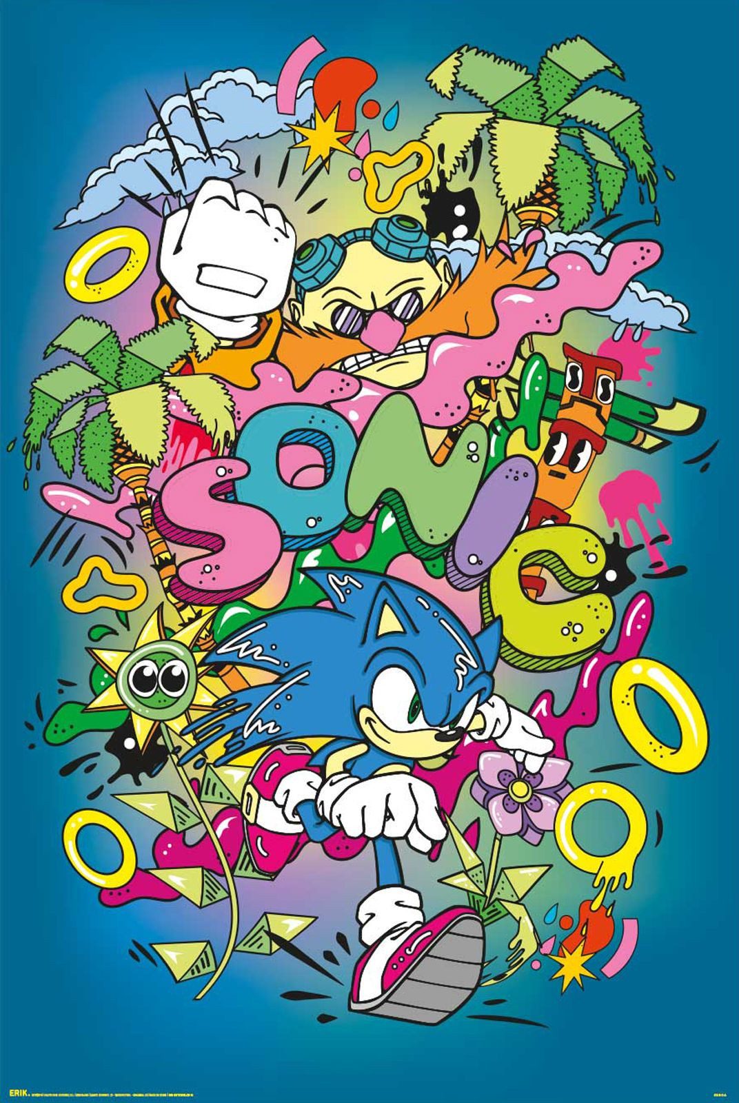 Poster Sonic - Pop - Poster 61x91,5 cm