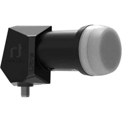 Inverto BLACK ULTRA Single LNB 40mm Feed unterstützt Ultra HD TV Universal-Single-LNB (für 1 Teilnehmer, Hohe 4G-Immunität)