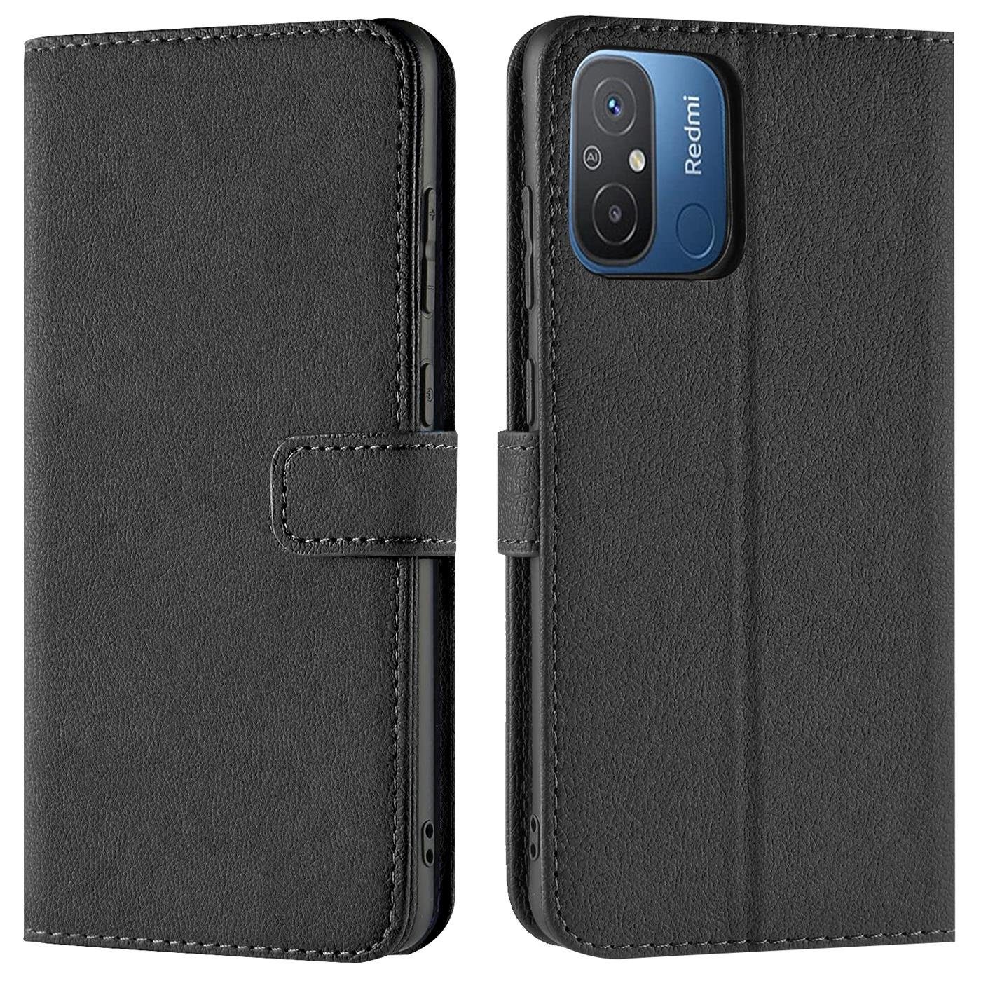 CoolGadget Handyhülle Book Case Handy Tasche für Xiaomi Redmi 12C 6,67 Zoll, Hülle Klapphülle Flip Cover für Redmi 12C Schutzhülle stoßfest
