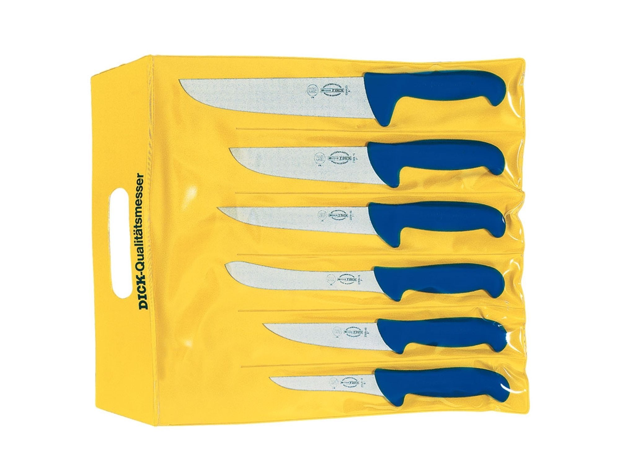 F. DICK Kochmesser Dick ErgoGrip Messer-Set, 6-Teilig, 8256200