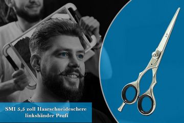 SMI Haarschere Linkshänder Friseurschere 5,5 zoll haarschneideschere haarschere