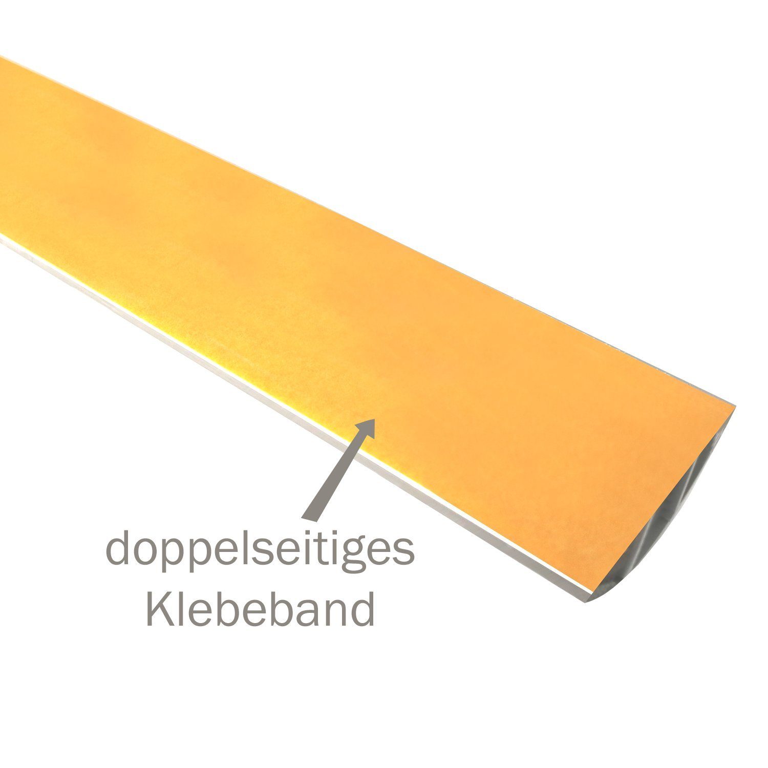 ARLI Kabelkanal 1m halbrund selbstklebend 50 x 12 mm Kabelbrücke Fussboden 8er Pack (8-St)