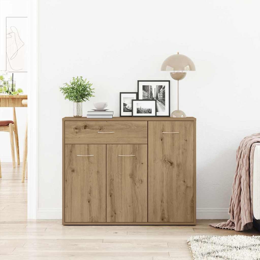 vidaXL Sideboard Sideboard Artisan-Eiche 88x30x70 cm Holzwerkstoff (1 St) günstig online kaufen