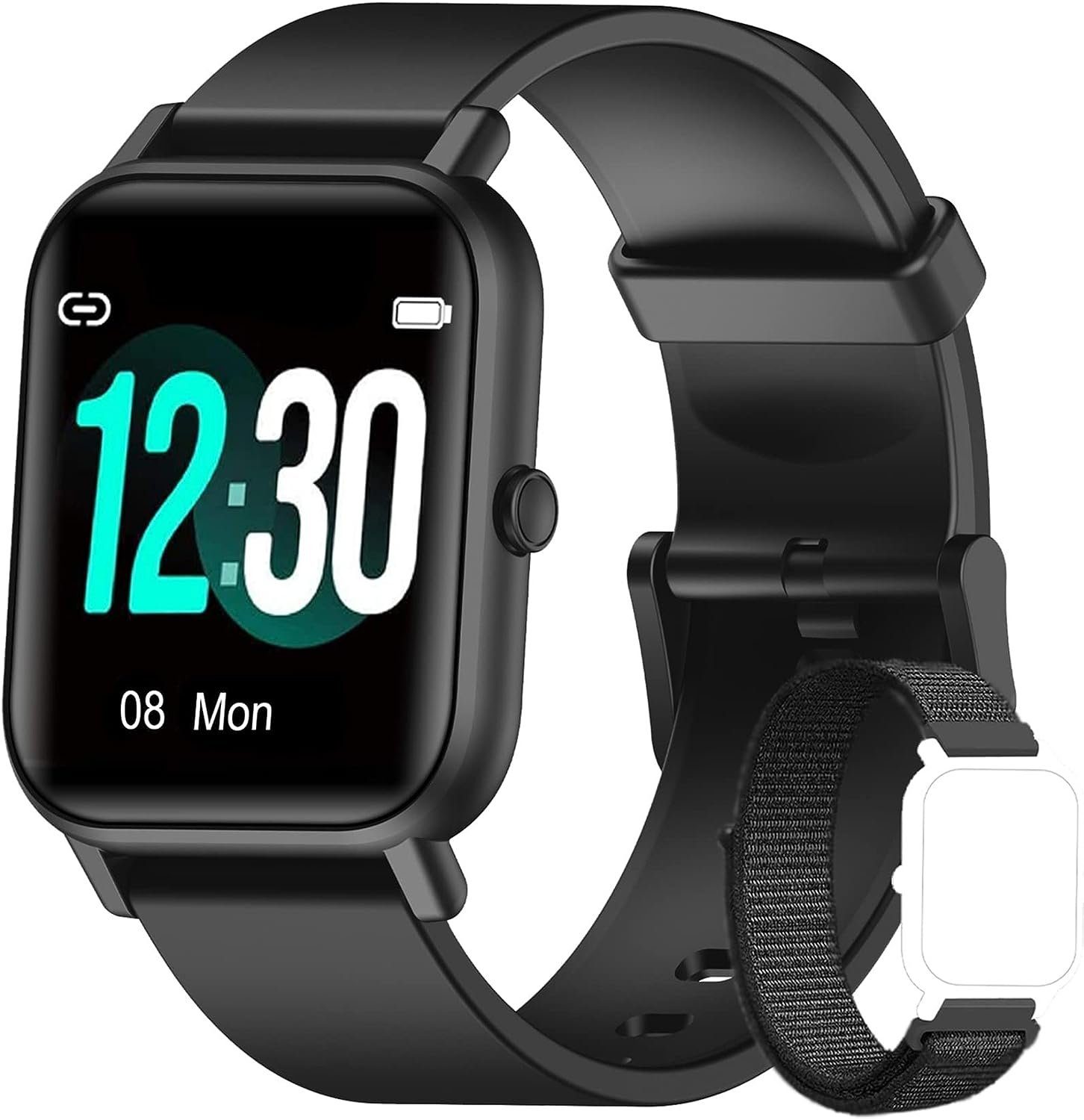blackview Smartwatch (1,3 Zoll, Android iOS), Für Herren Fitnessuhr  Armbanduhr mit Pulsmesser Schlafmonitor Sportuhr