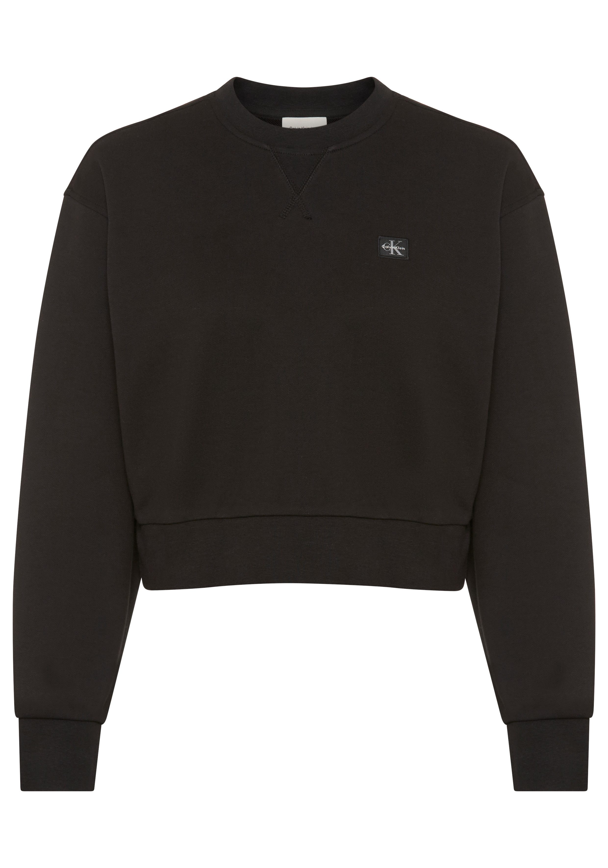 Sweatshirt FRENCH TERRY WOVEN LABEL CREW